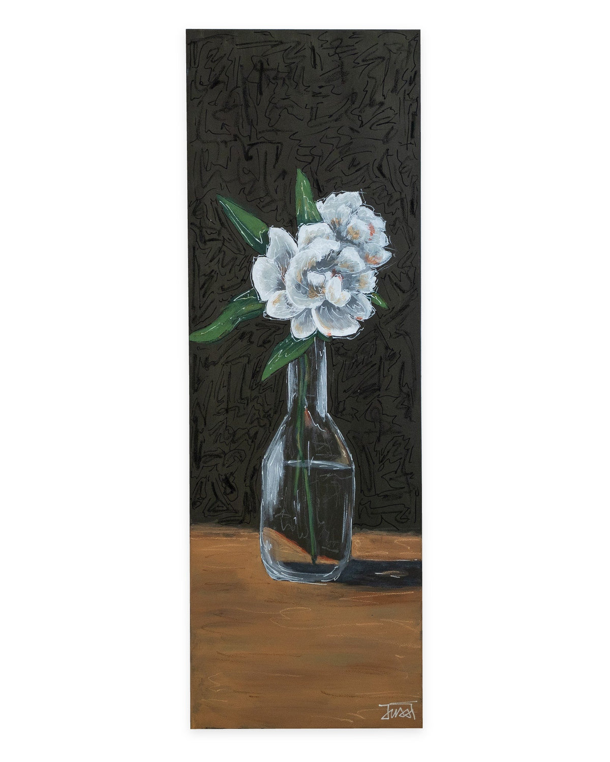 #Flower – Original Acrylbild von Jussi