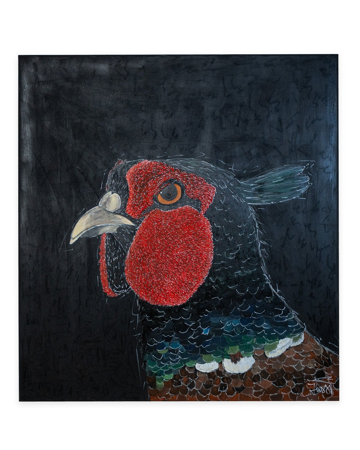 #Pheasant – Original Acrylbild von Jussi